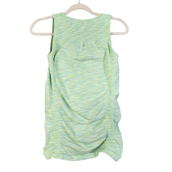 Athleta Womens Breathe Space Dye Tank Top Size Medium Green Active Scrunch Gym - Picture 3 of 7